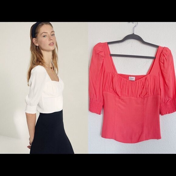 NWOT Aritzia Wilfred Pandora Blouse size M - Picture 3 of 12